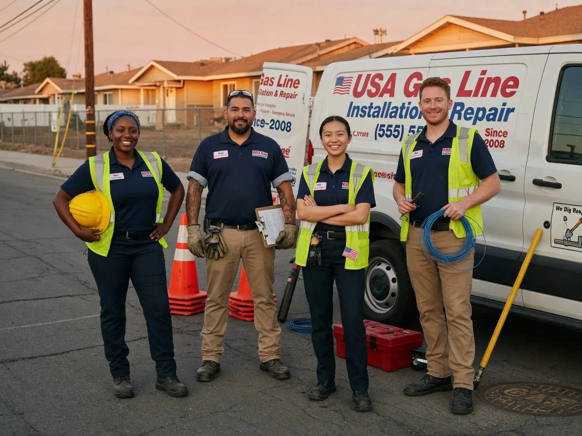 Gas Line Installation company in Ashville, PA